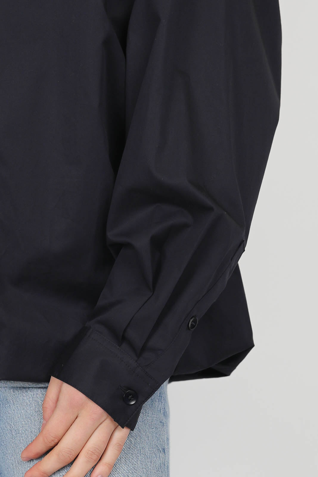 Bluse Bubble in Dark Navy