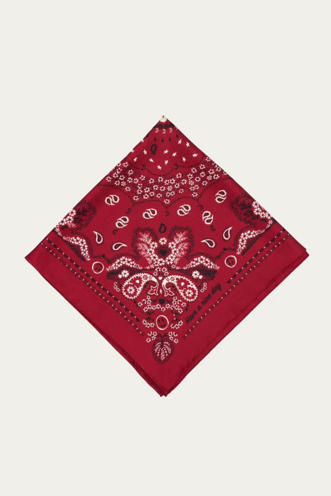 Schal Bandana Small in Bordeaux/Fuchsia