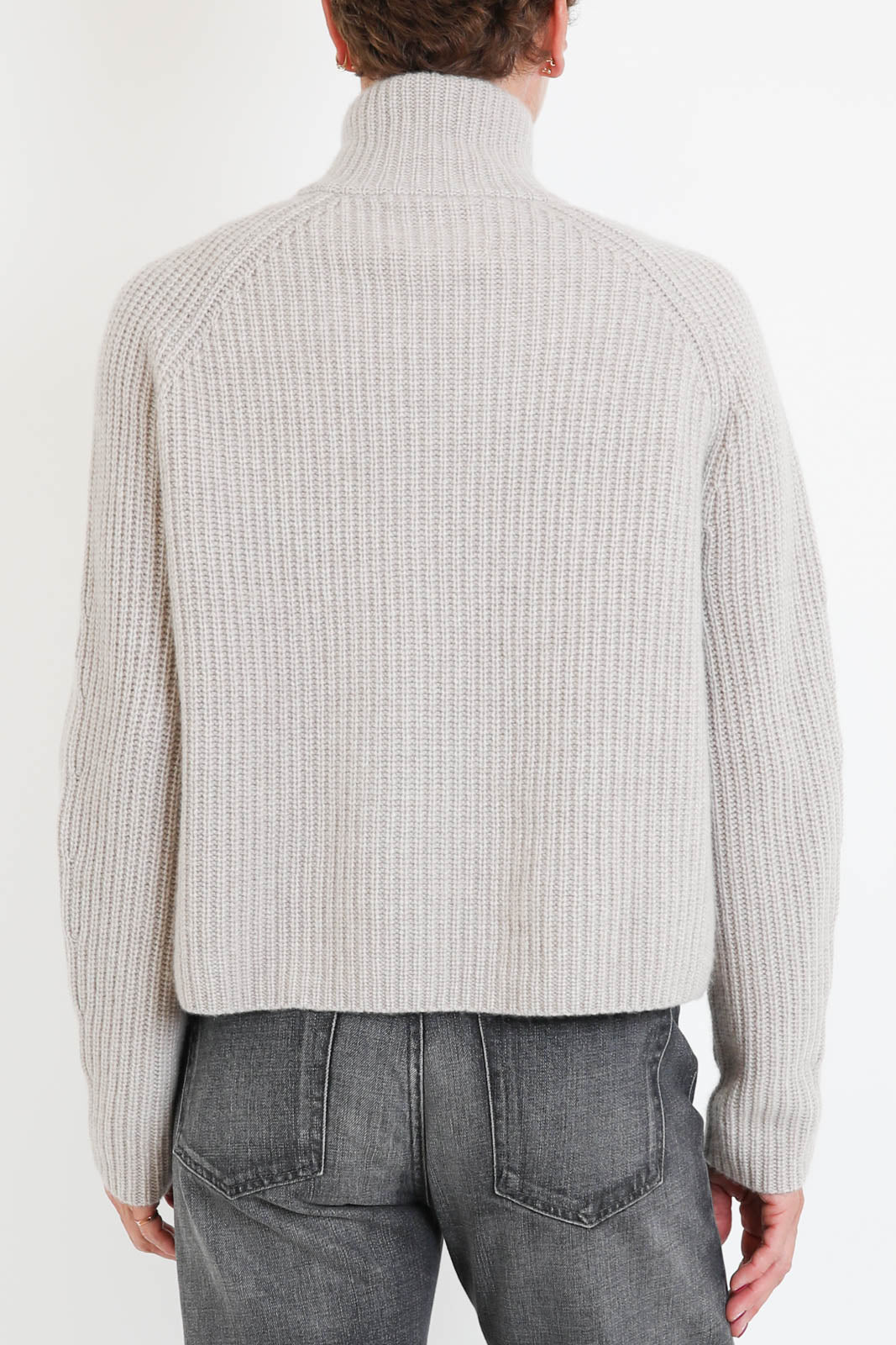 Lisa Yang, Cardigan Sadie Zip in Sand