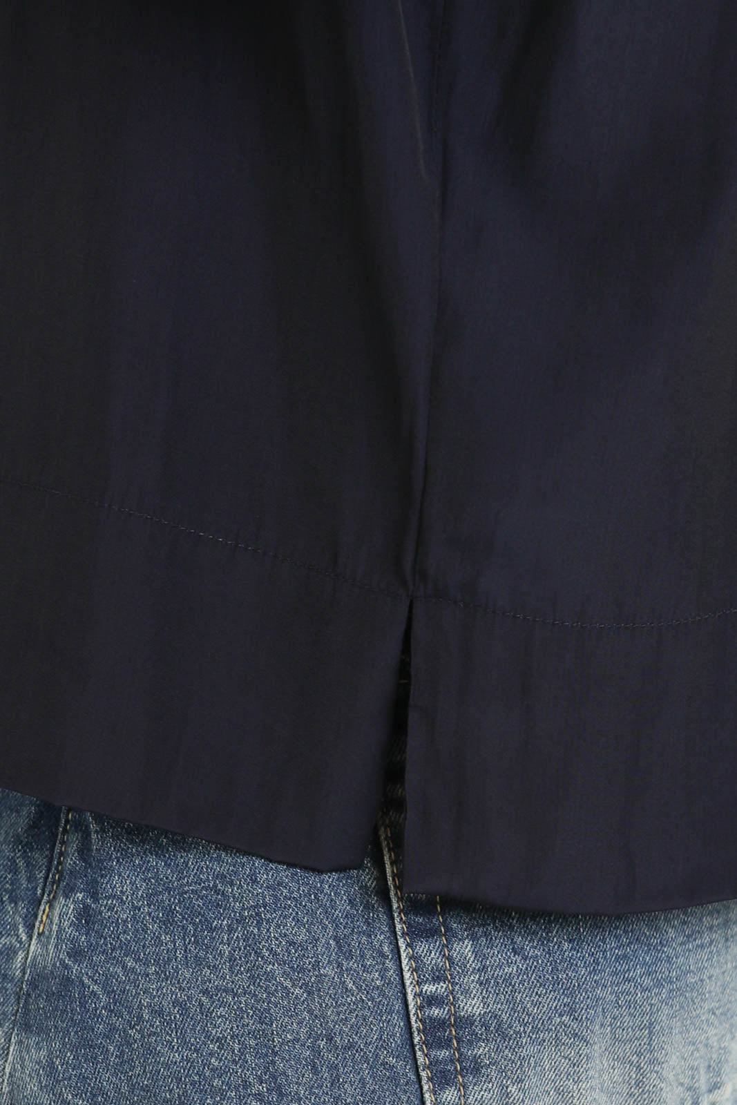 Zenggi, Bluse Sleek Ruffle in Ink Blue