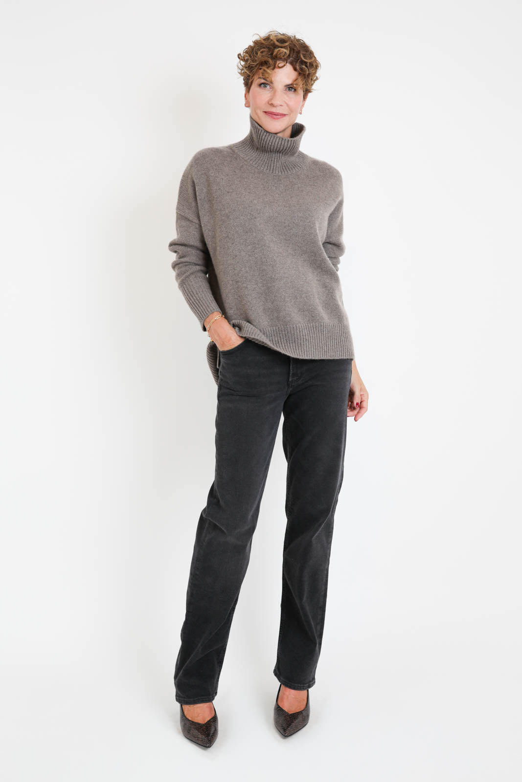 Lisa Yang, Pullover Heidi in Truffle