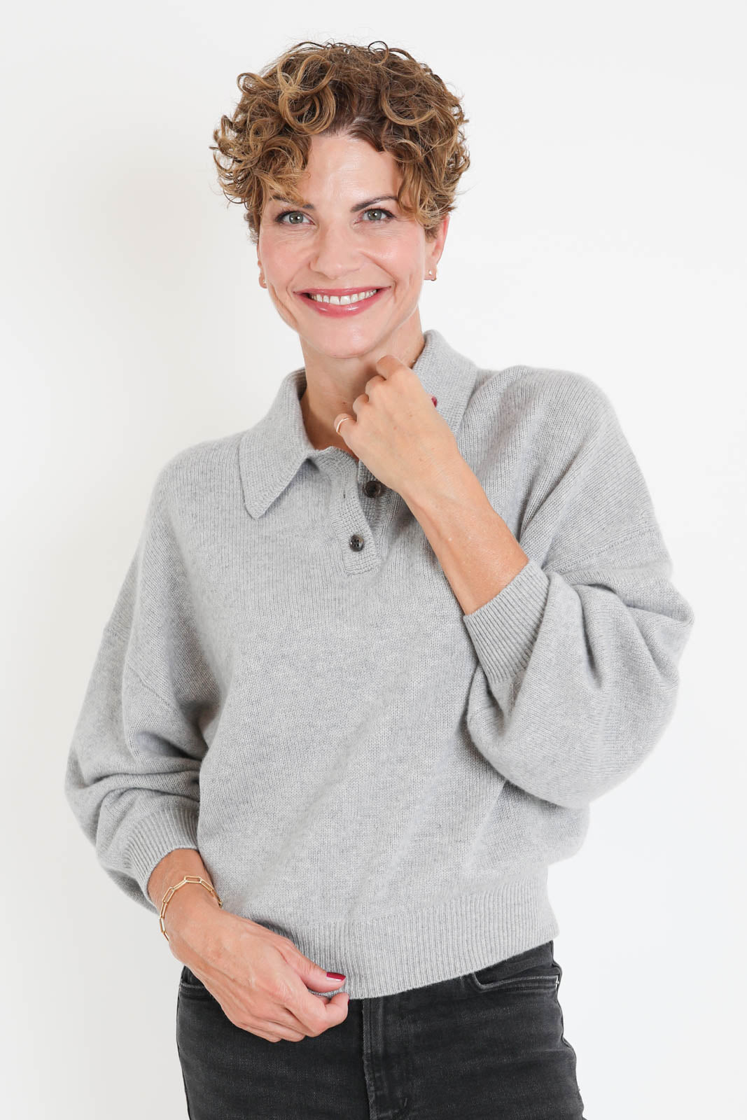 Lisa Yang, Pullover Etta in Dove Grey