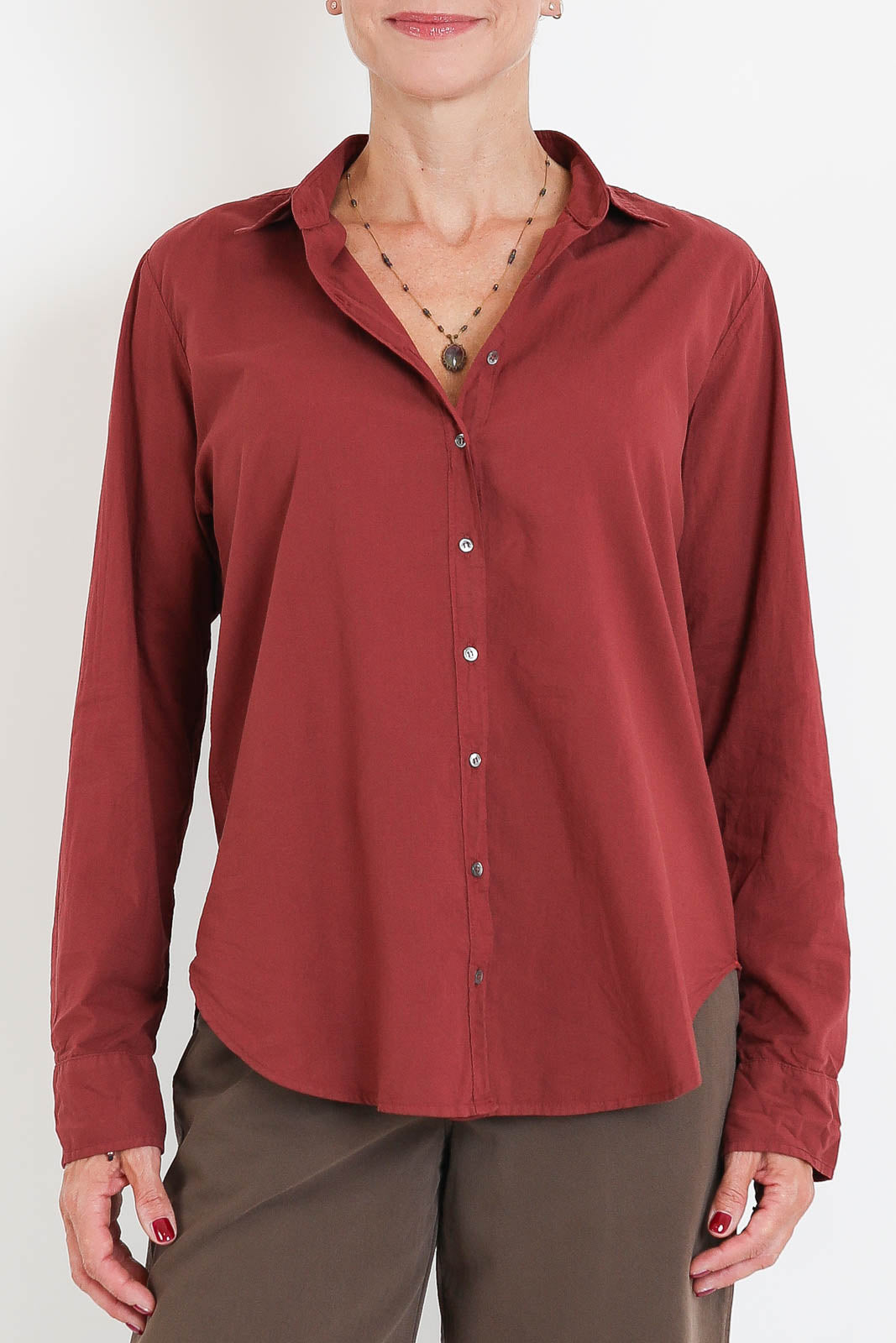 Xirena, Bluse Beau in Bordeaux