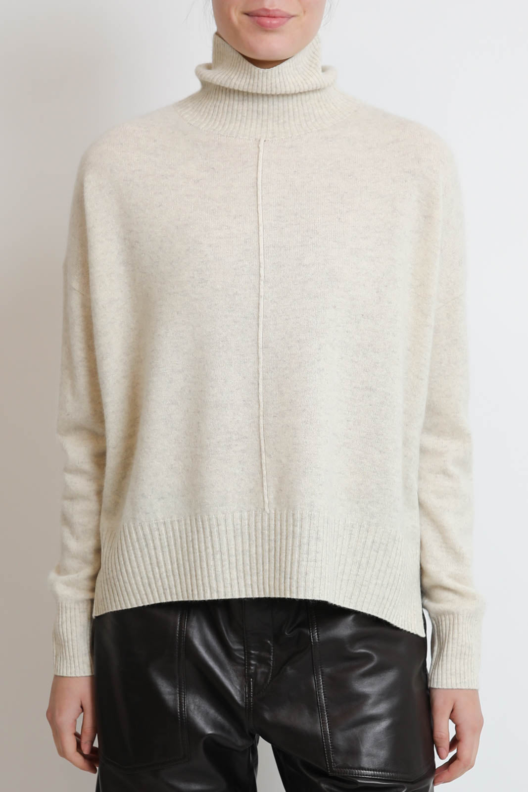 C. T. Plage, Pullover High Neck in Ivory