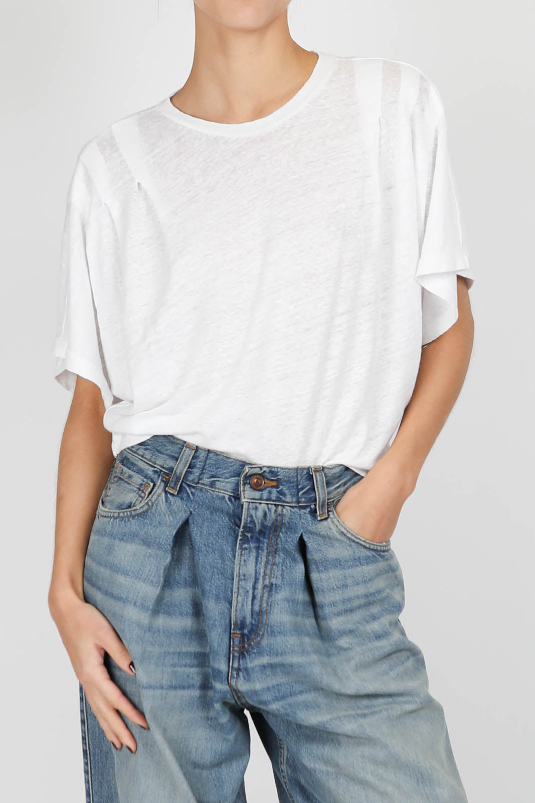 T-Shirt Kyanza in Weiss