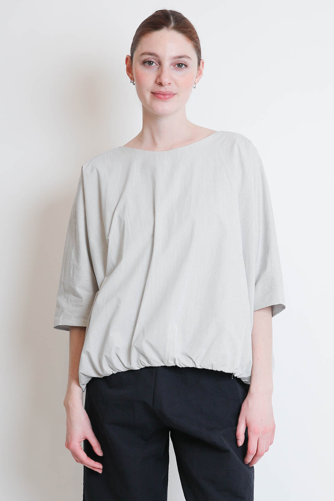 Apunto, Top aus Baumwolle in Meringue