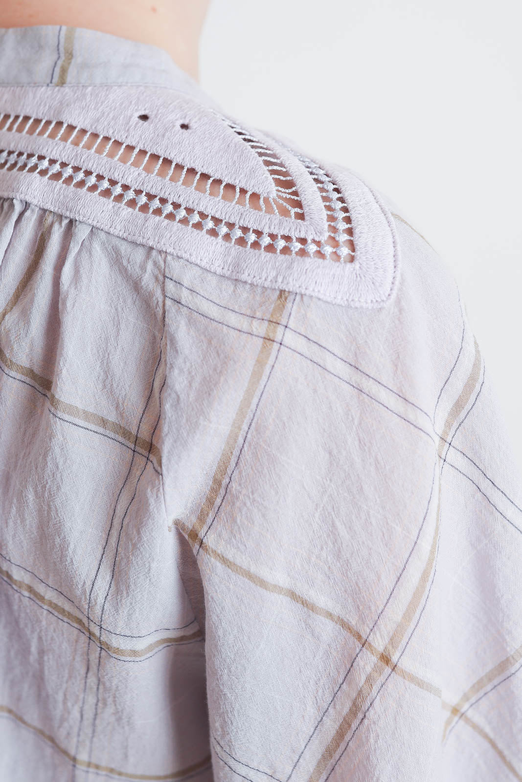 Forte-Forte, Bluse Crepe Voile in Lilac