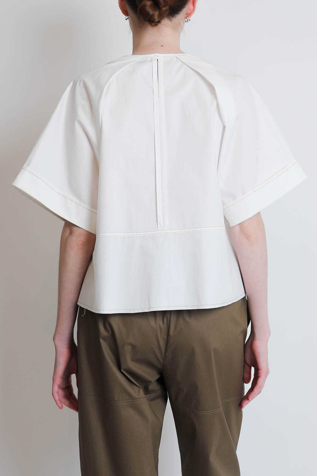 Nackiye, Top Almost a T-Shirt in Weiss