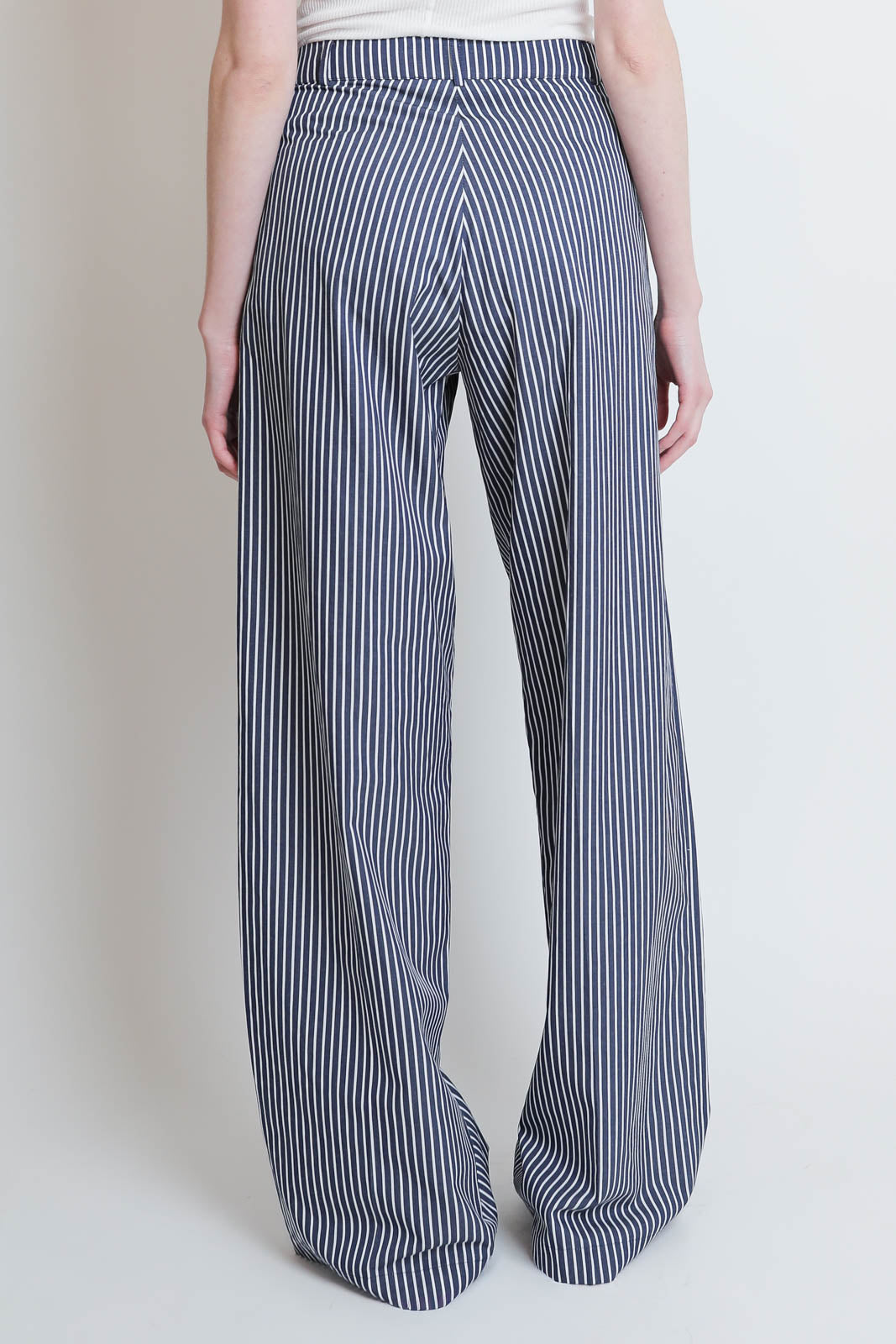 Atelier 1985, Hose Marlene in Blau/Weiss