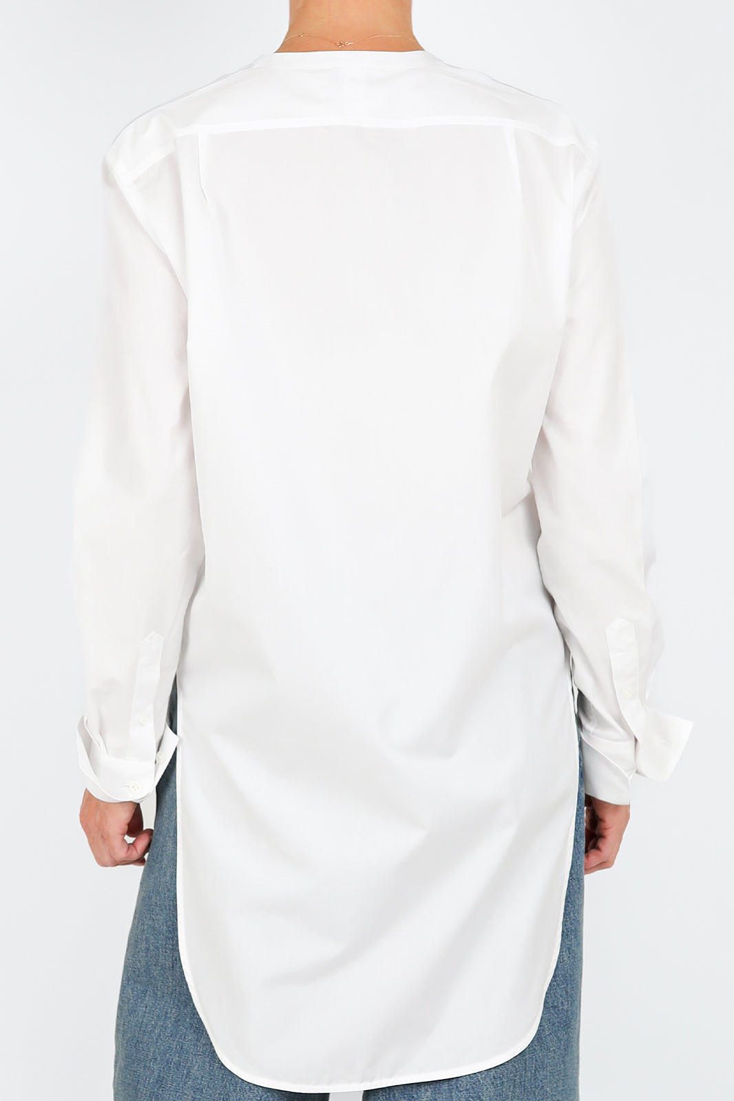 Bluse Pen in Weiss