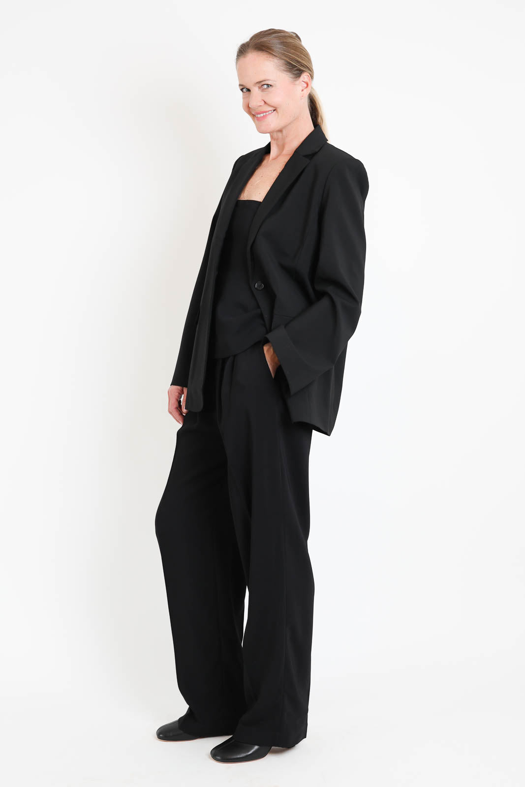 CO, Blazer Boxy in Schwarz