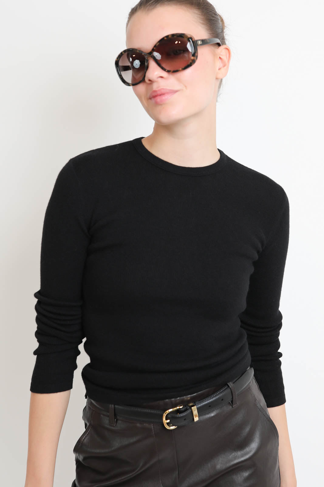 Lisa Yang, Langarm-Shirt Vivian in Schwarz