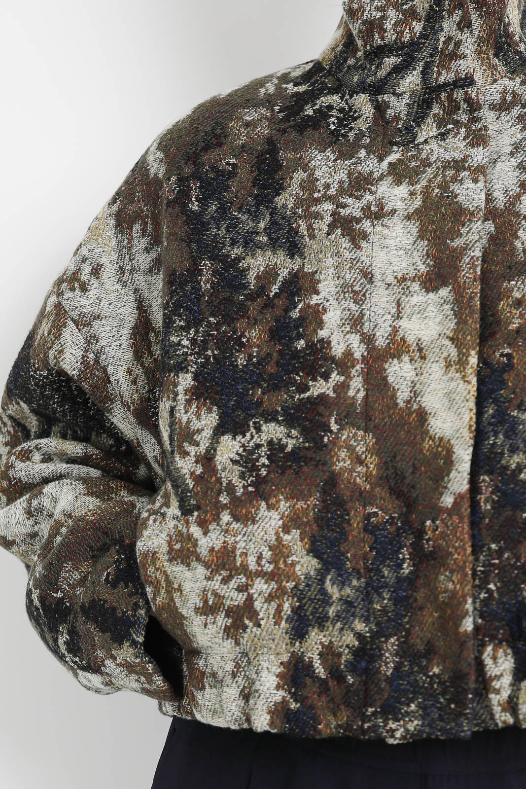 Zenggi Jacke aus Jacquard in Midnight Blue