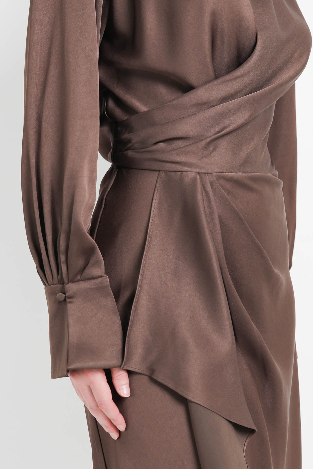Simkhai Kleid Talita in Cocoa