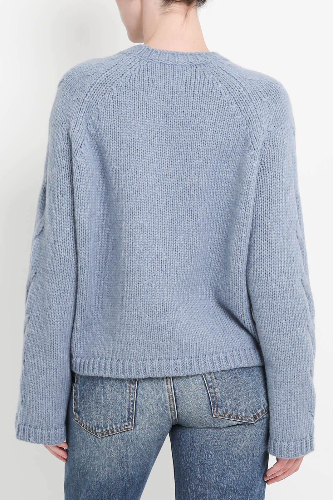Roberto Collina Pullover Girocollo in Aqua