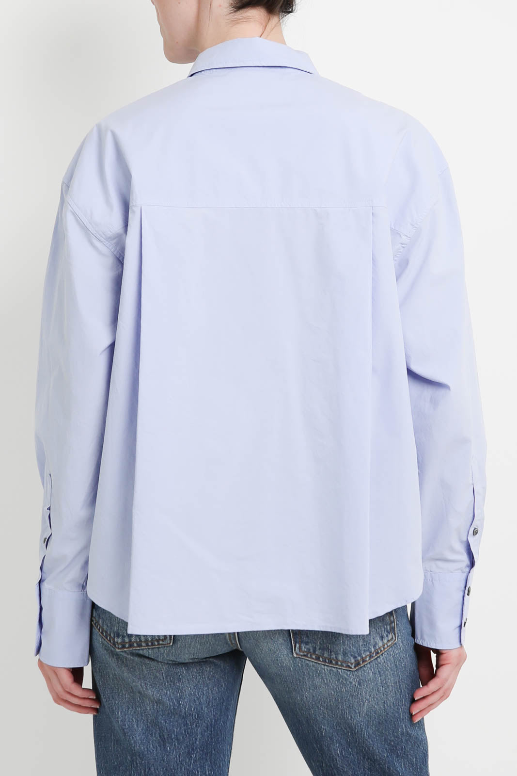 Zenggi Bluse Paper in Misty Blue