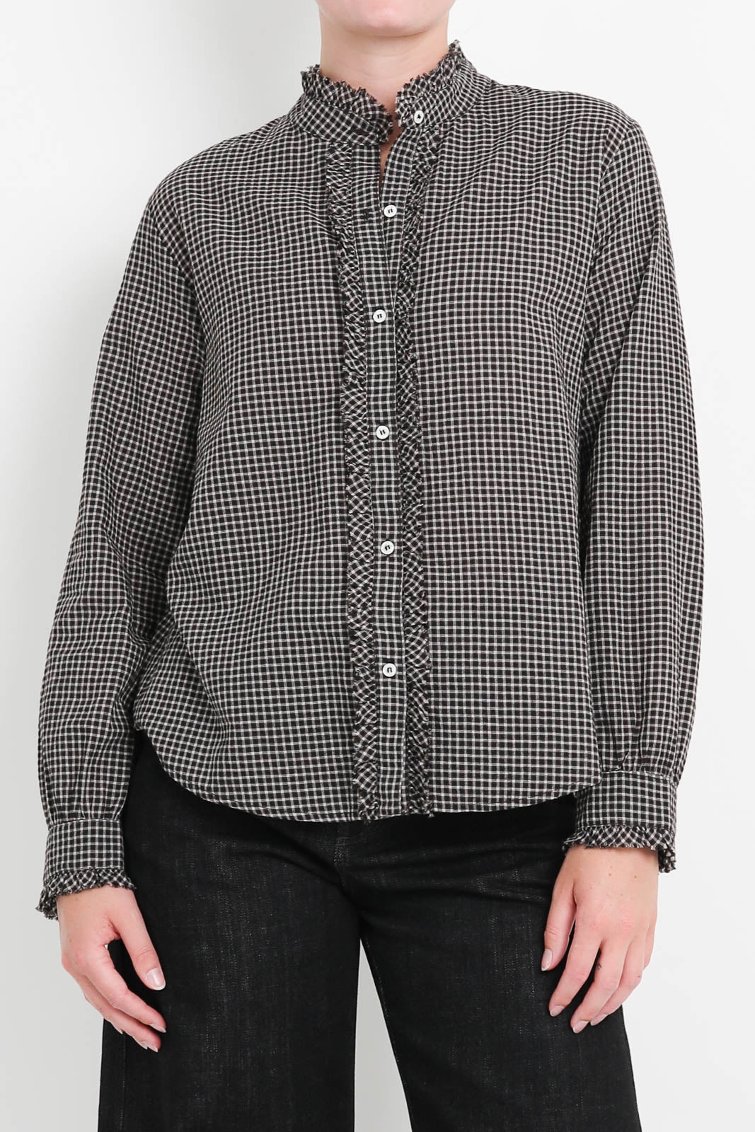 Xirena Bluse Amelie in Black Pepper