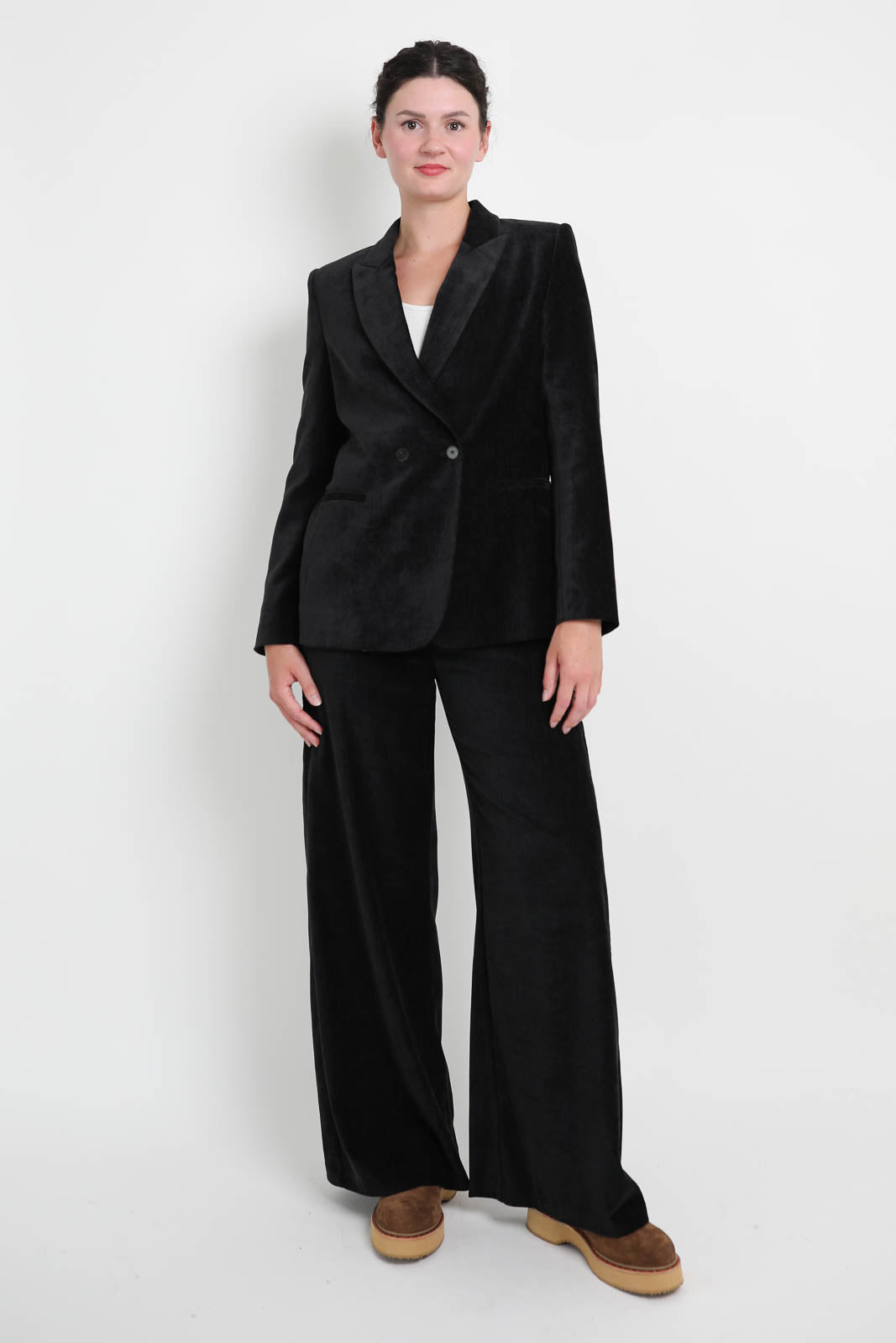 Forte-Forte, Blazer aus Samt in Nero