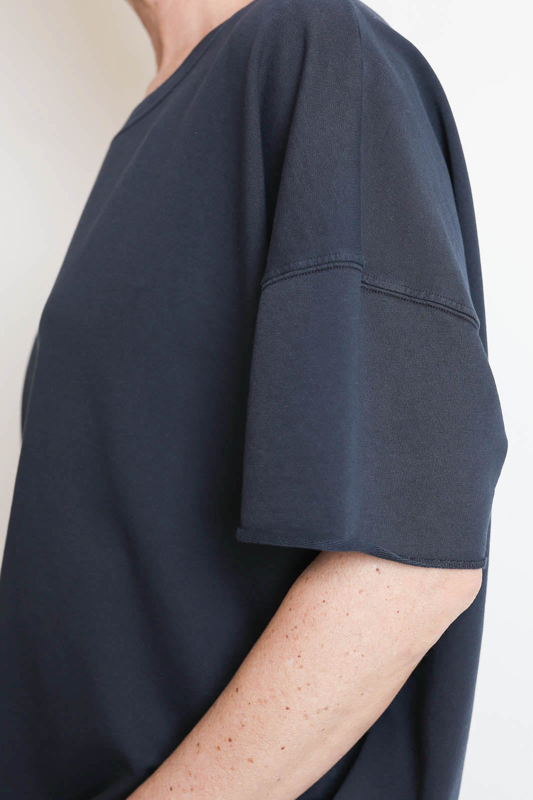 Bowery, T-Shirt aus Baumwolle in Navy