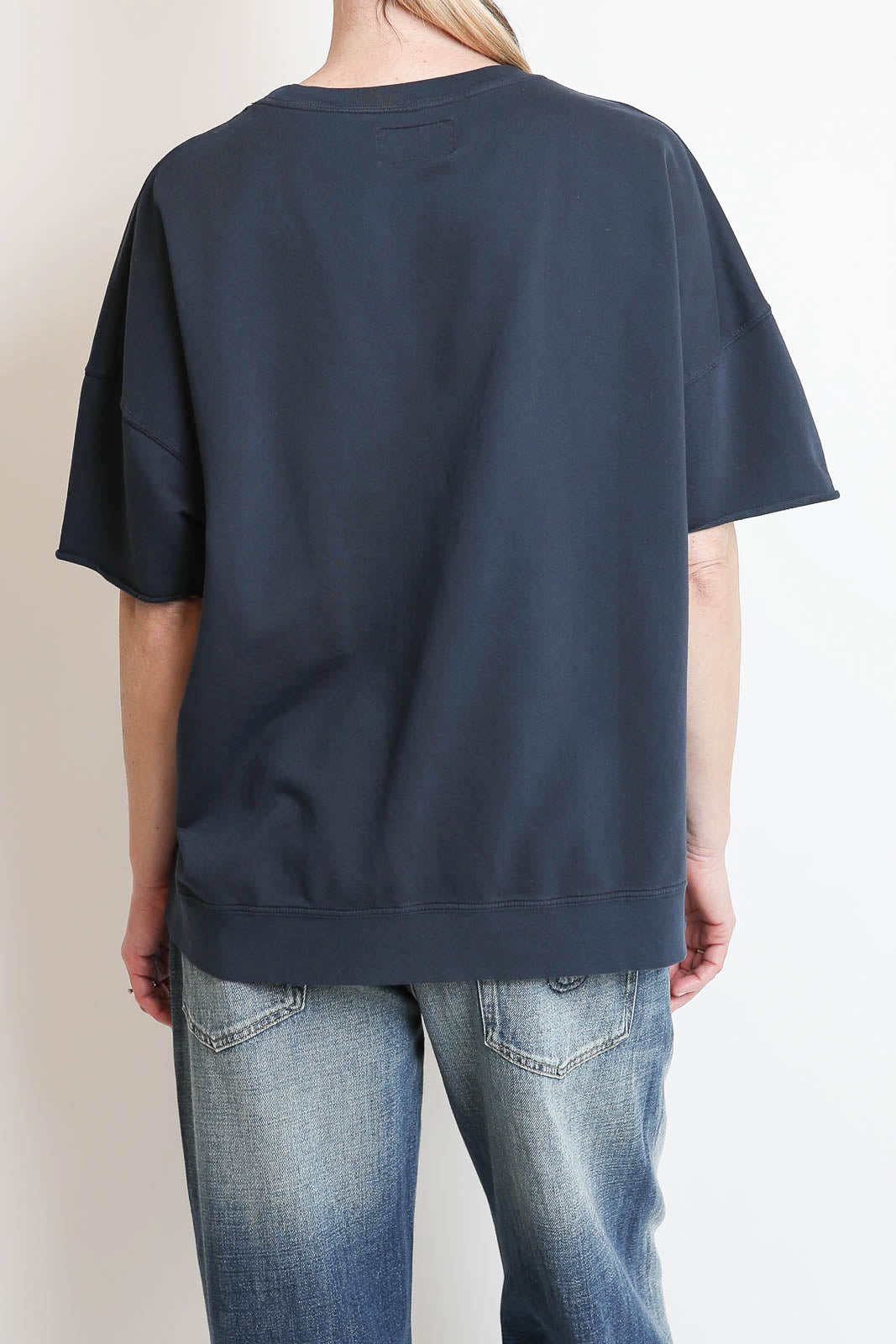 Bowery, T-Shirt aus Baumwolle in Navy