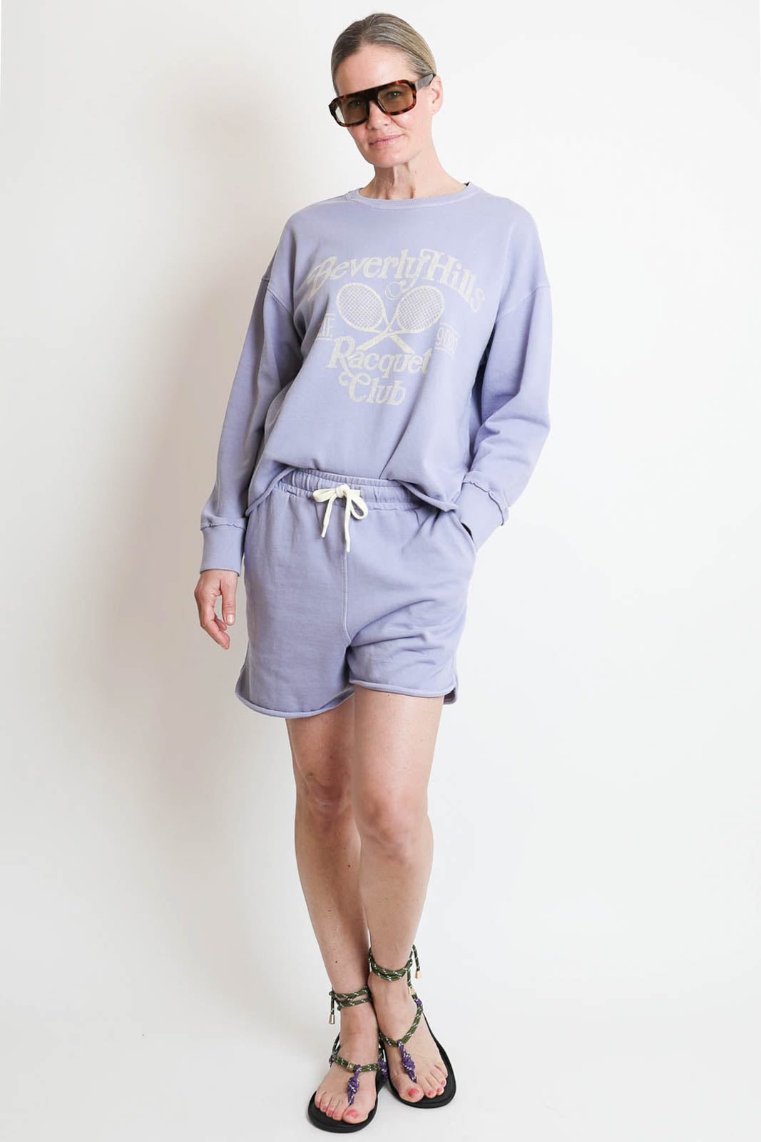 Bowery, Sweatshirt Beverly Hills in Pale Iris