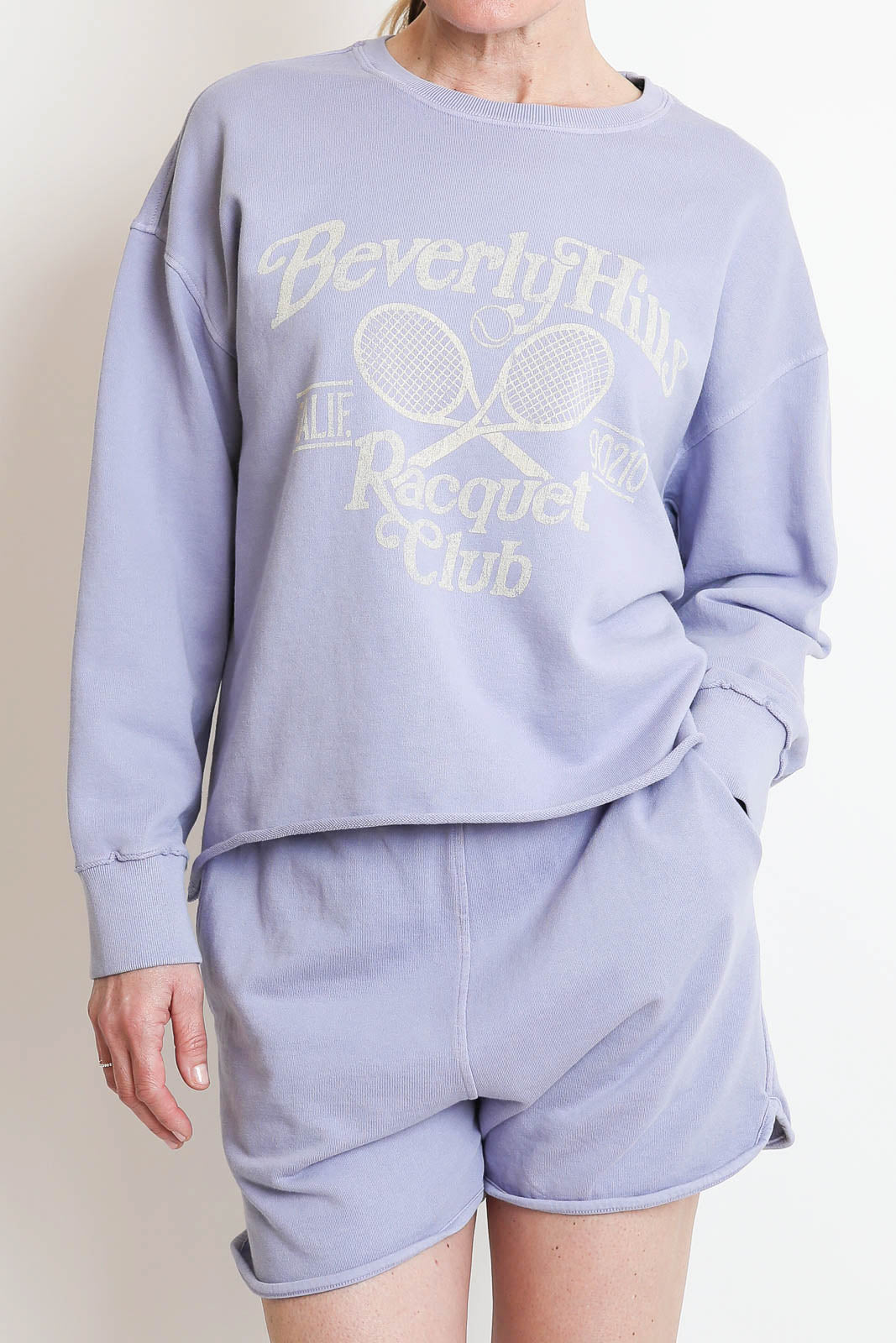 Bowery, Sweatshirt Beverly Hills in Pale Iris