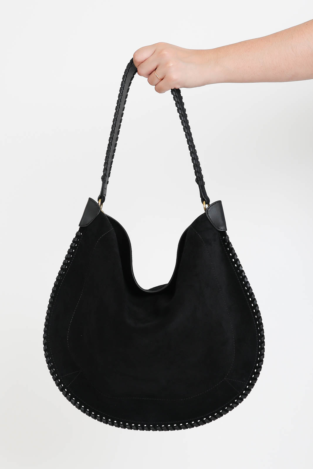 Isabel Marant, Tasche Oskan Hobo Soft in Schwarz