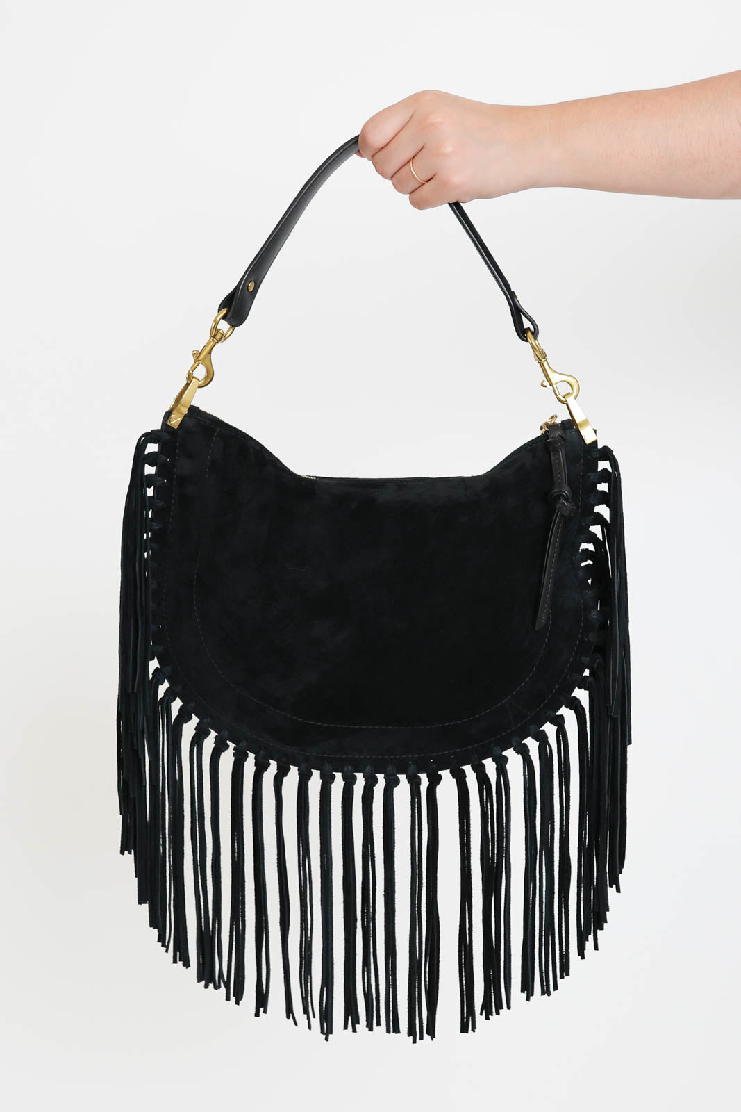 Isabel Marant, Tasche Oskan Soft in Schwarz