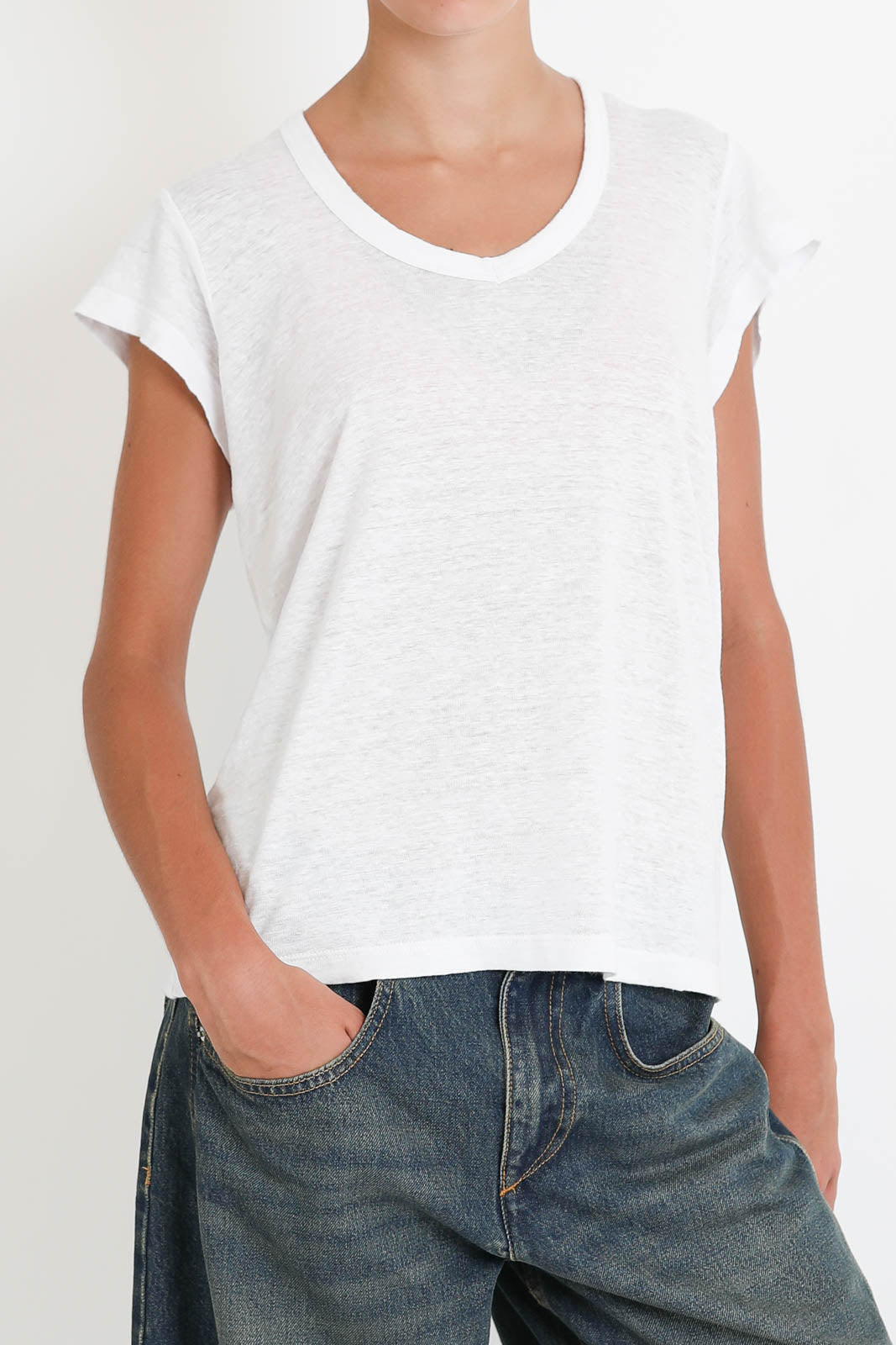 Isabel Marant, T-Shirt Zankou in Weiss
