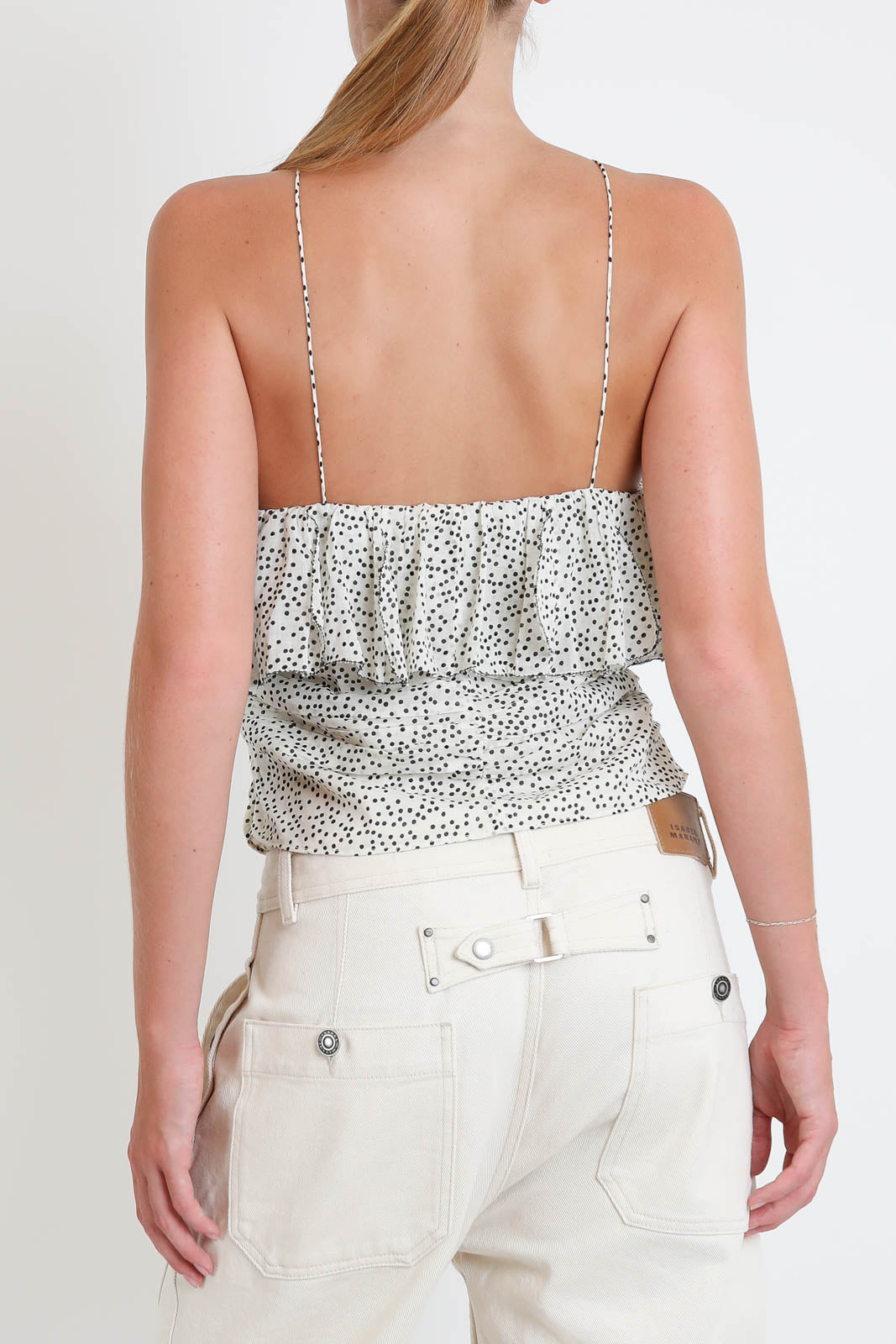 Marant Etoile, Top Djimia in Ecru/Black