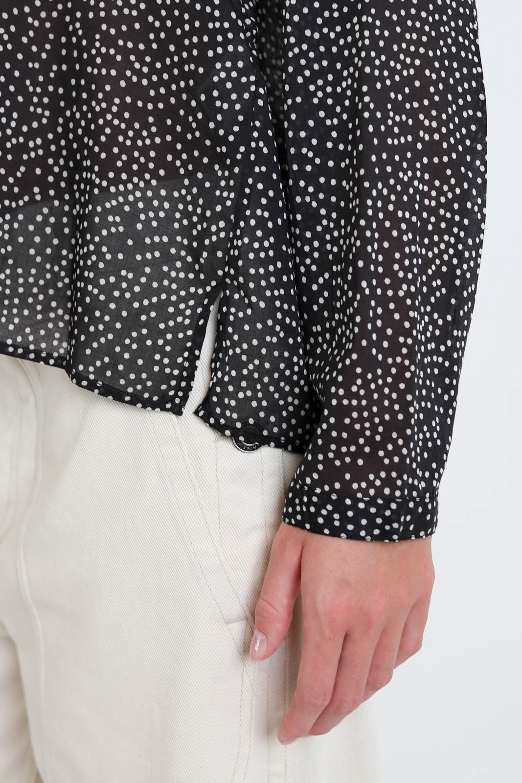 Marant Étoile, Bluse Maria in Black/Ecru