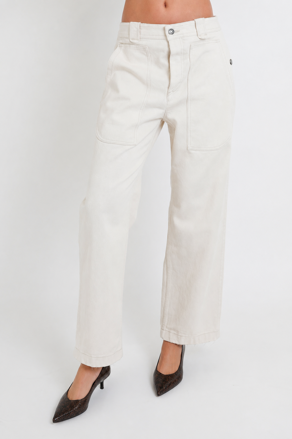 Marant Etoile, Jeans Ermina in Ecru