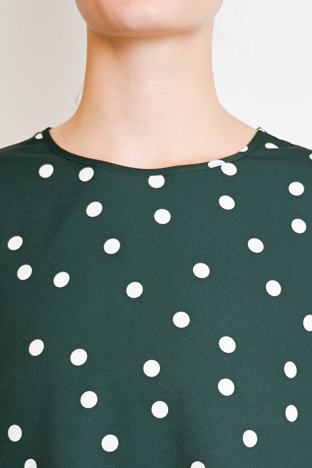 Atelier 1985, Top Bonnie in Tupfen Flaschengrün