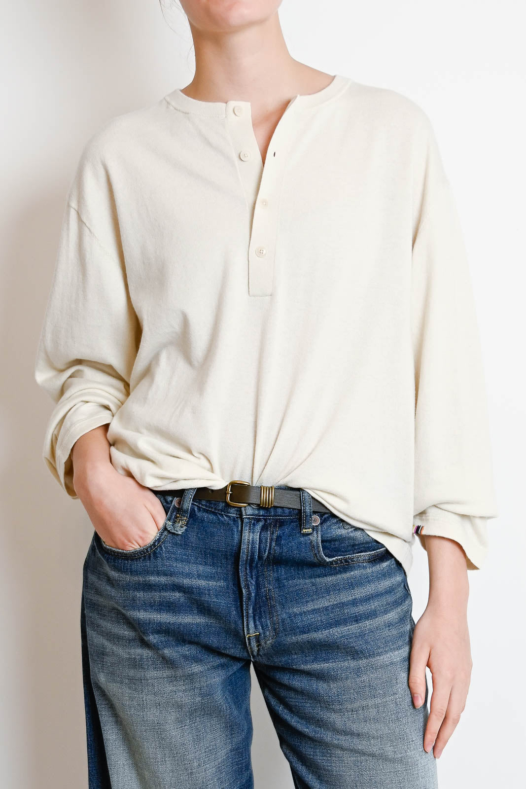 Extreme Cashmere, Pullover Fatou in Ecru