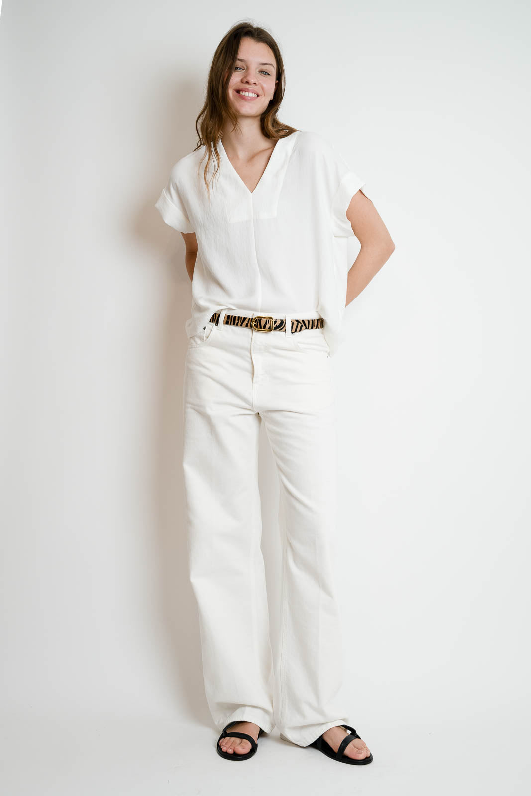 Haikure, Bonnie Bull jeans in white