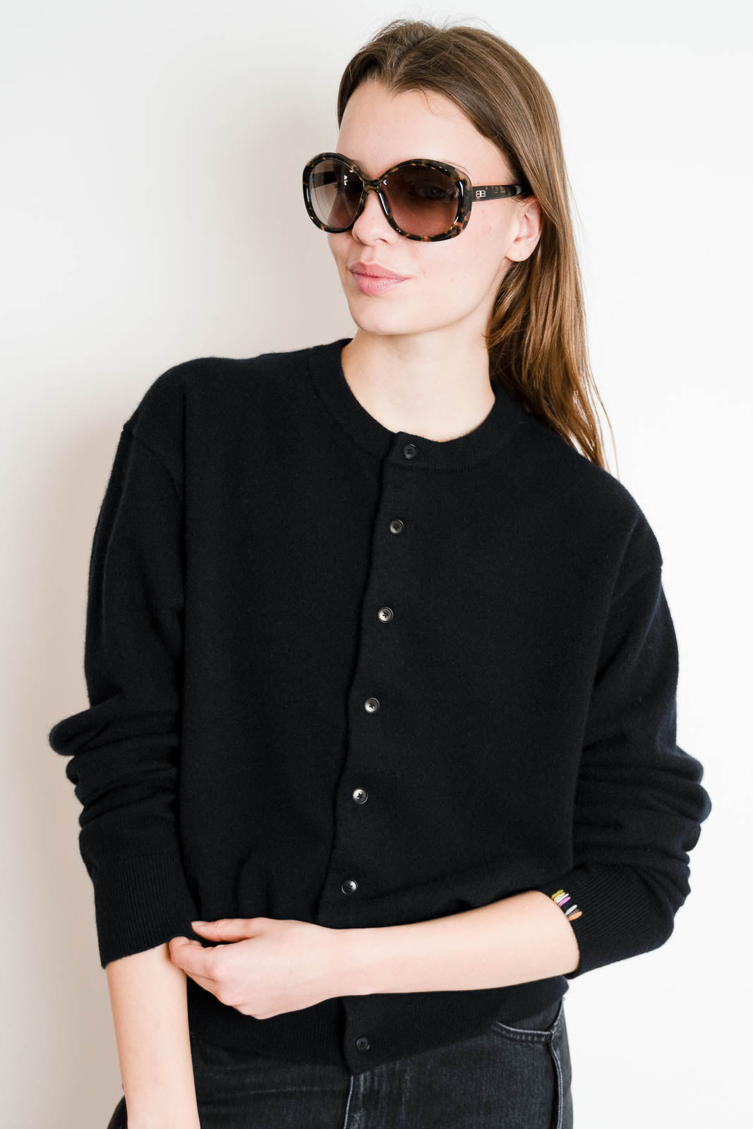 Extreme Cashmere, Cardigan Luce in Raven