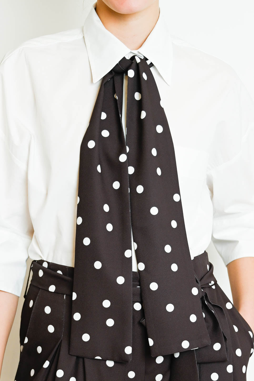 Atelier 1985, Krawatte in Tupfen Braun