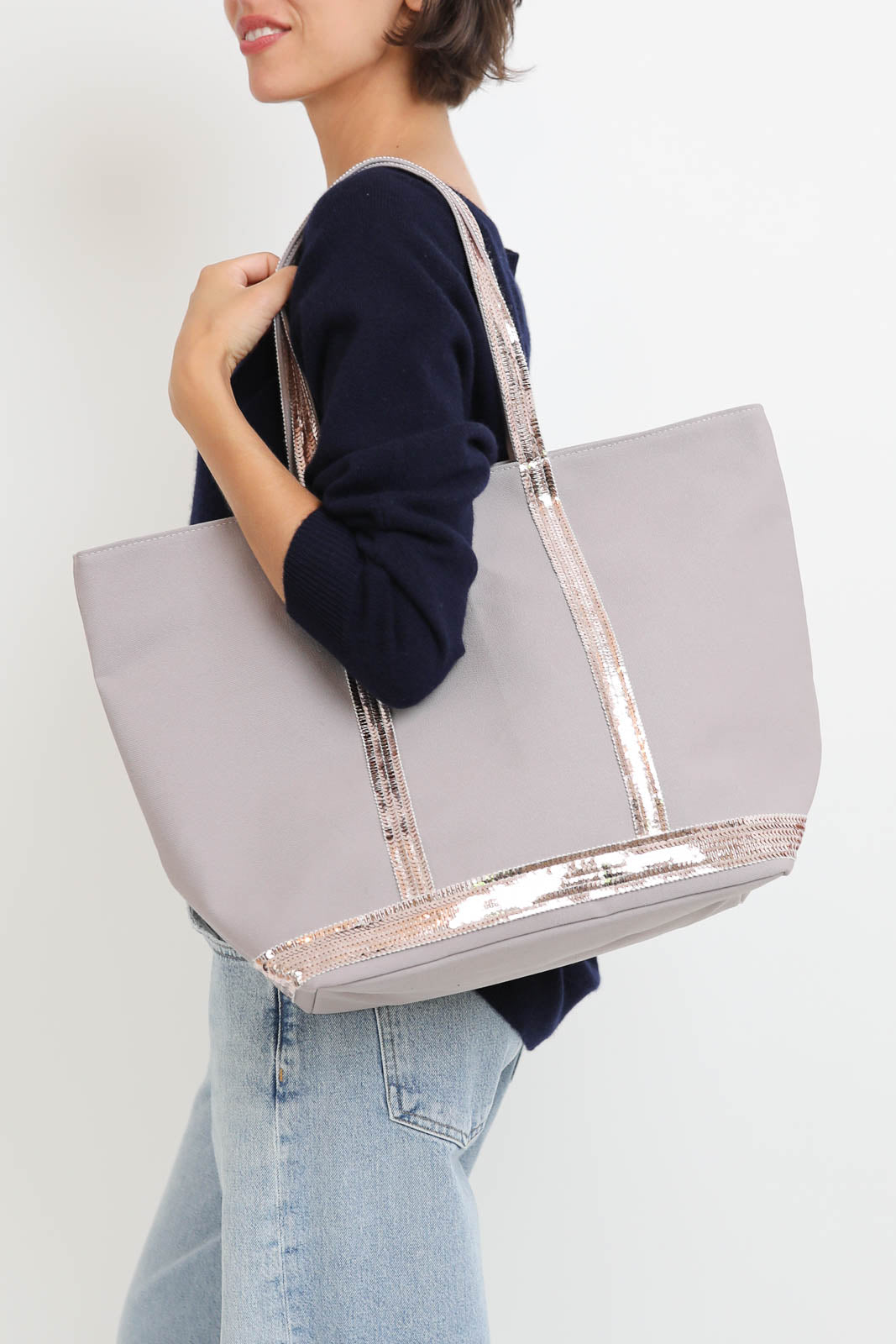 Tasche Cabas L in Quartz