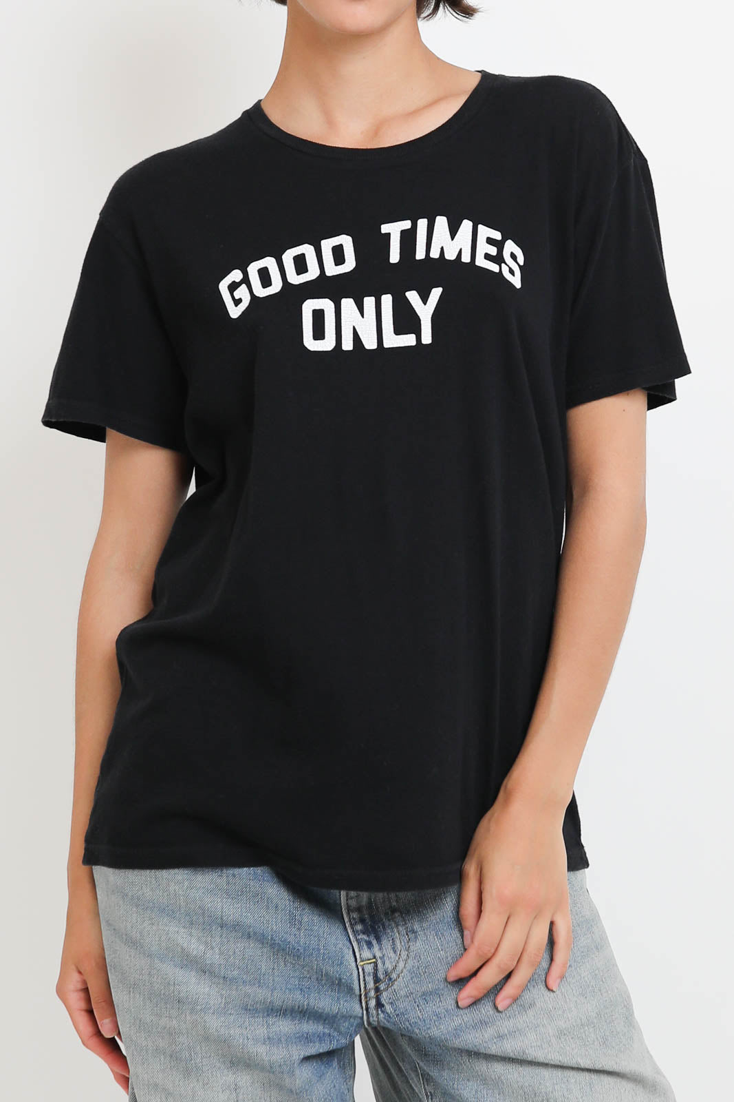 T-Shirt Good Times Only in Schwarz