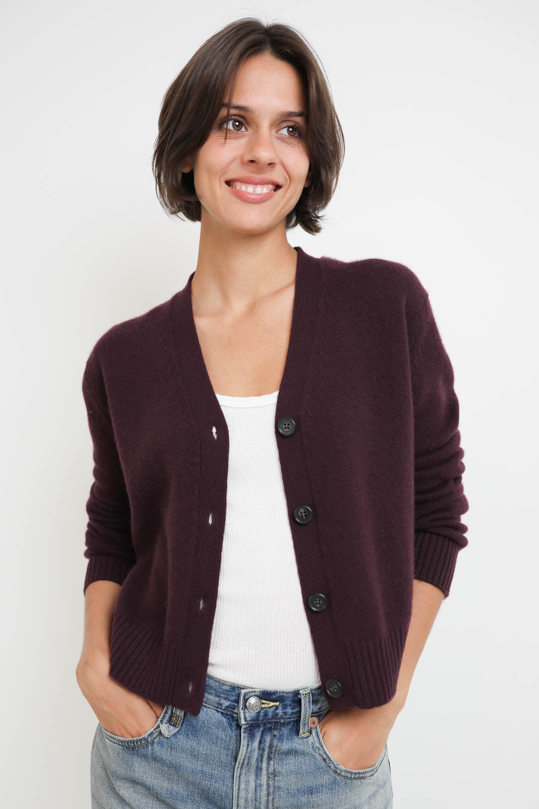 Cardigan Marion in Mahogany