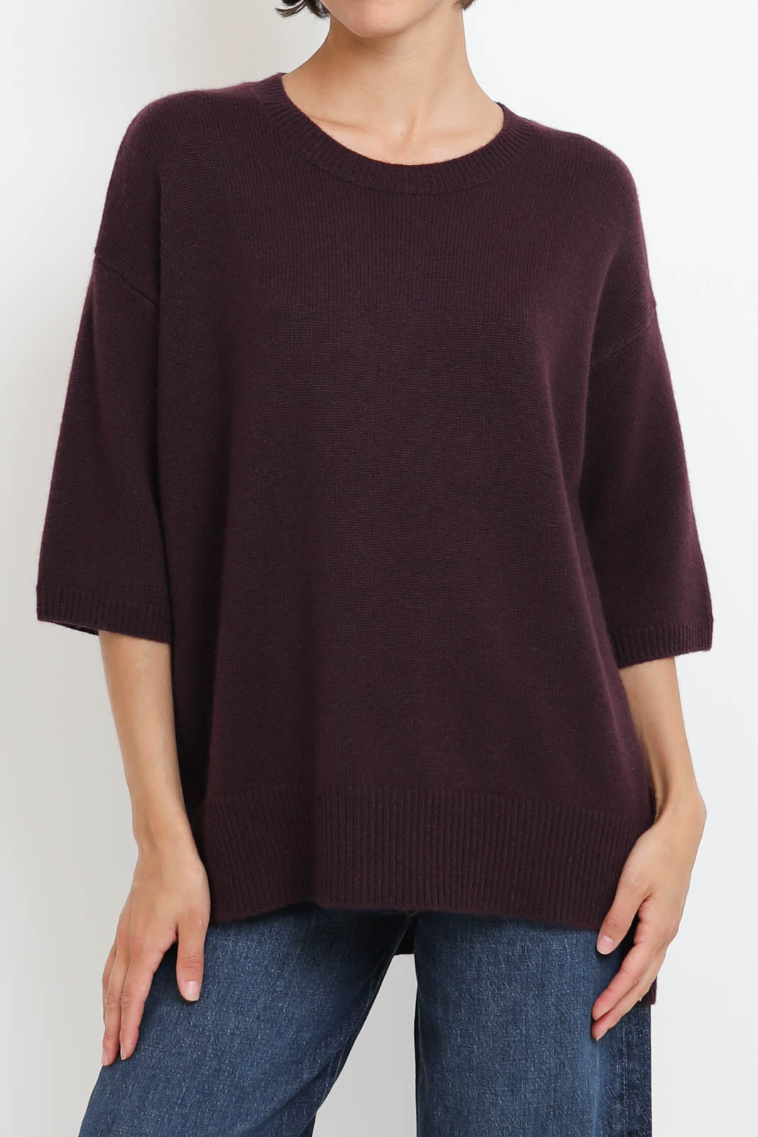 Pullover Camille in Mahogany