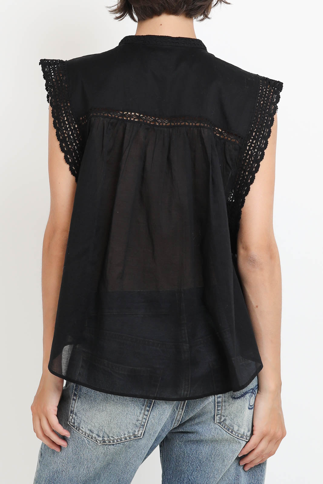 Bluse Gresia in Schwarz