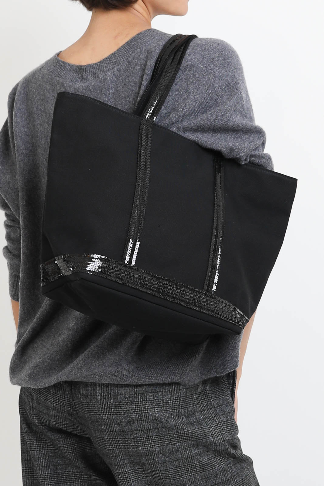Tasche Cabas M in Schwarz