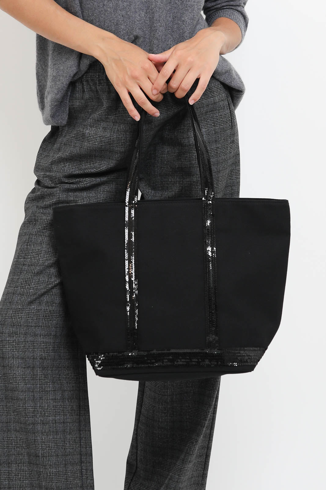 Tasche Cabas M in Schwarz