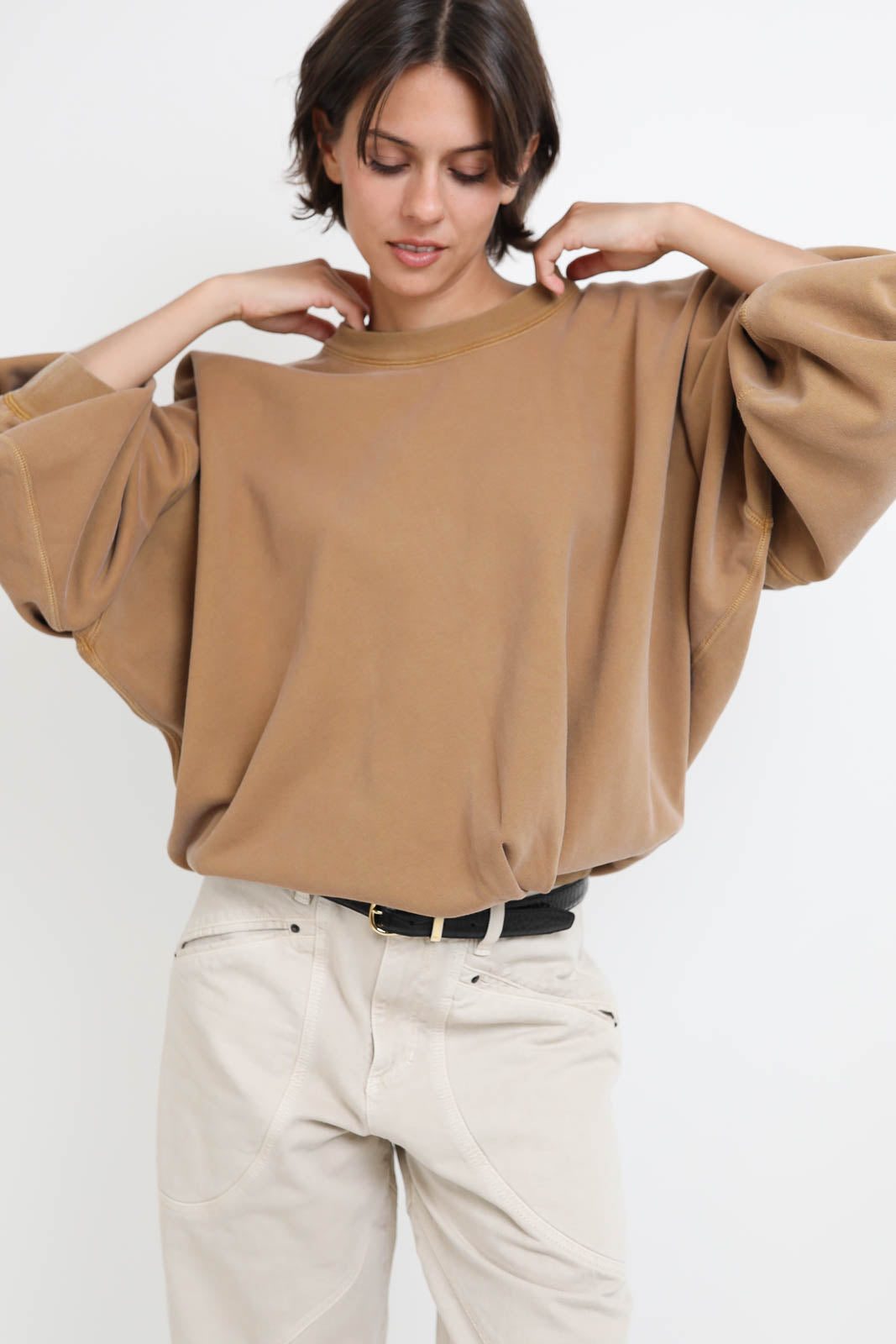 Pullover Sauria in Caramel