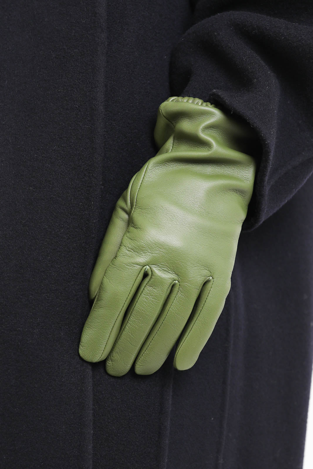 Aristide, Handschuhe mit Gummizug in Clover