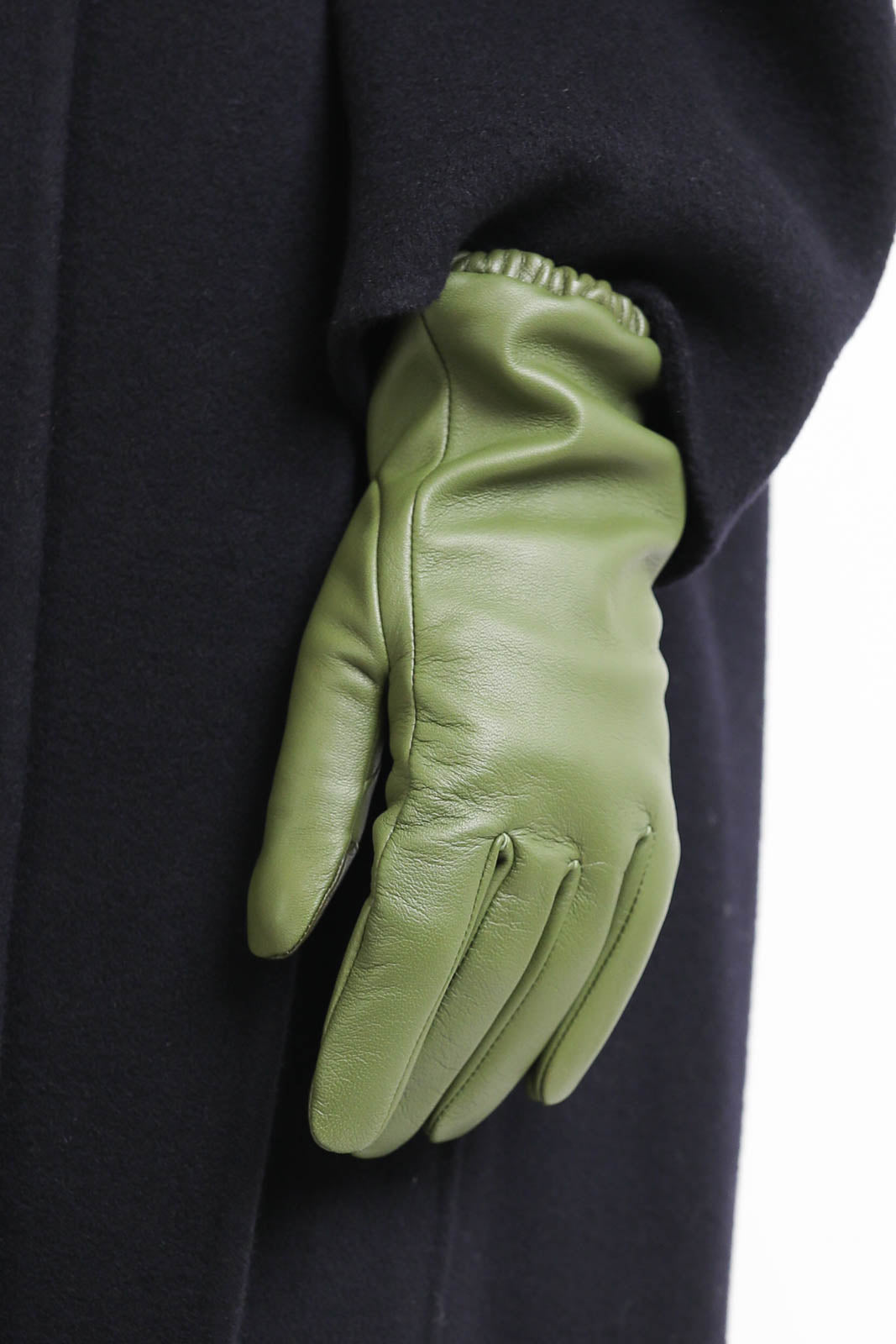 Aristide, Handschuhe mit Gummizug in Clover