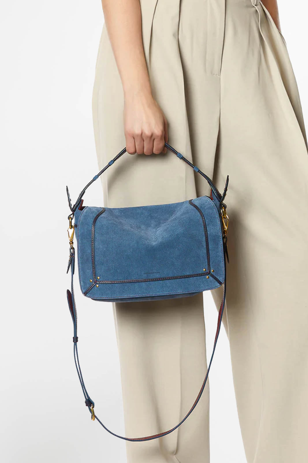 Jérôme Dreyfuss, Tasche Pepito M in Jeans