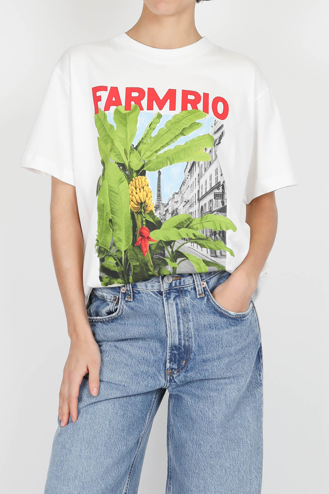 T-Shirt From Brasil to the World in Off White