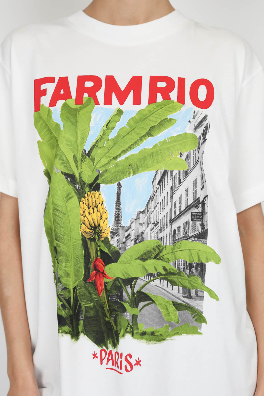 T-Shirt From Brasil to the World in Off White